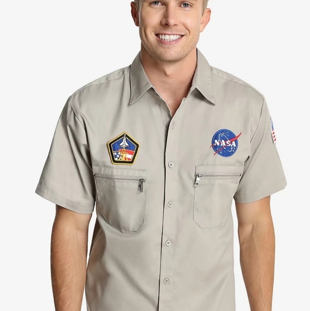 BoxLunch NASA work shirt button up